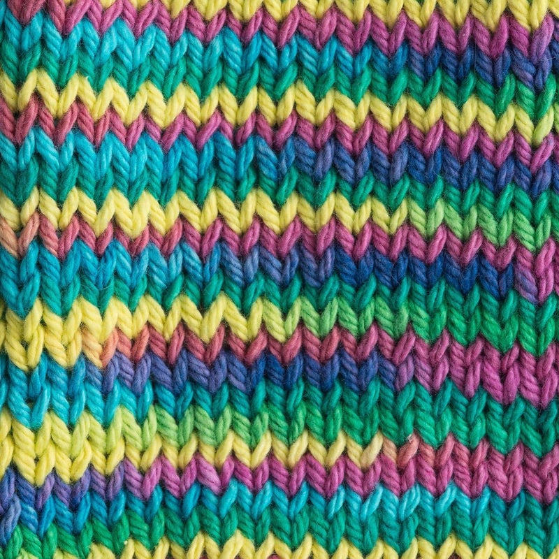 Lily Sugar 'N Cream The Original Ombre Yarn - 2 oz Medium Gauge 100% Cotton in Psychedelic Color - Image 4